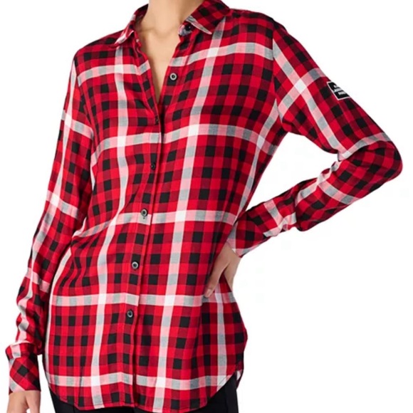 Karl Lagerfeld Paris Button Down Shirt - Picture 6 of 7